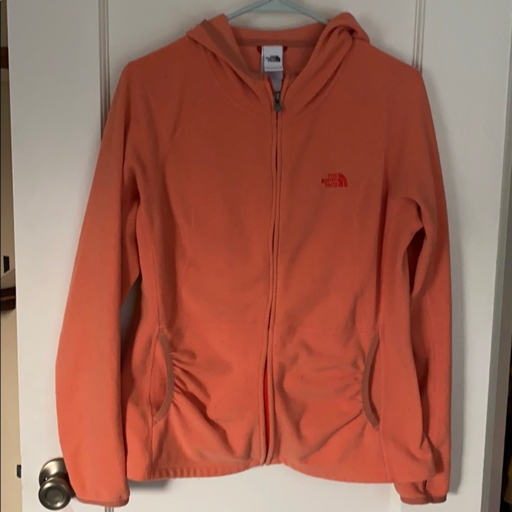 North face zip up hoodie
